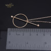 Rose gold necklace set #61997