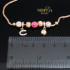 Rose gold necklace set #62004