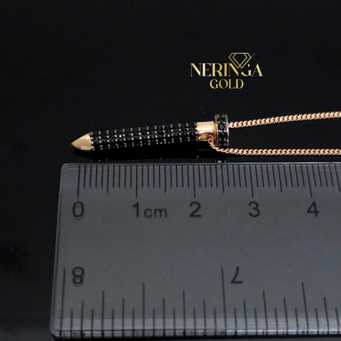 Rose gold necklace set #61991
