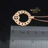 Rose gold necklace set #61989
