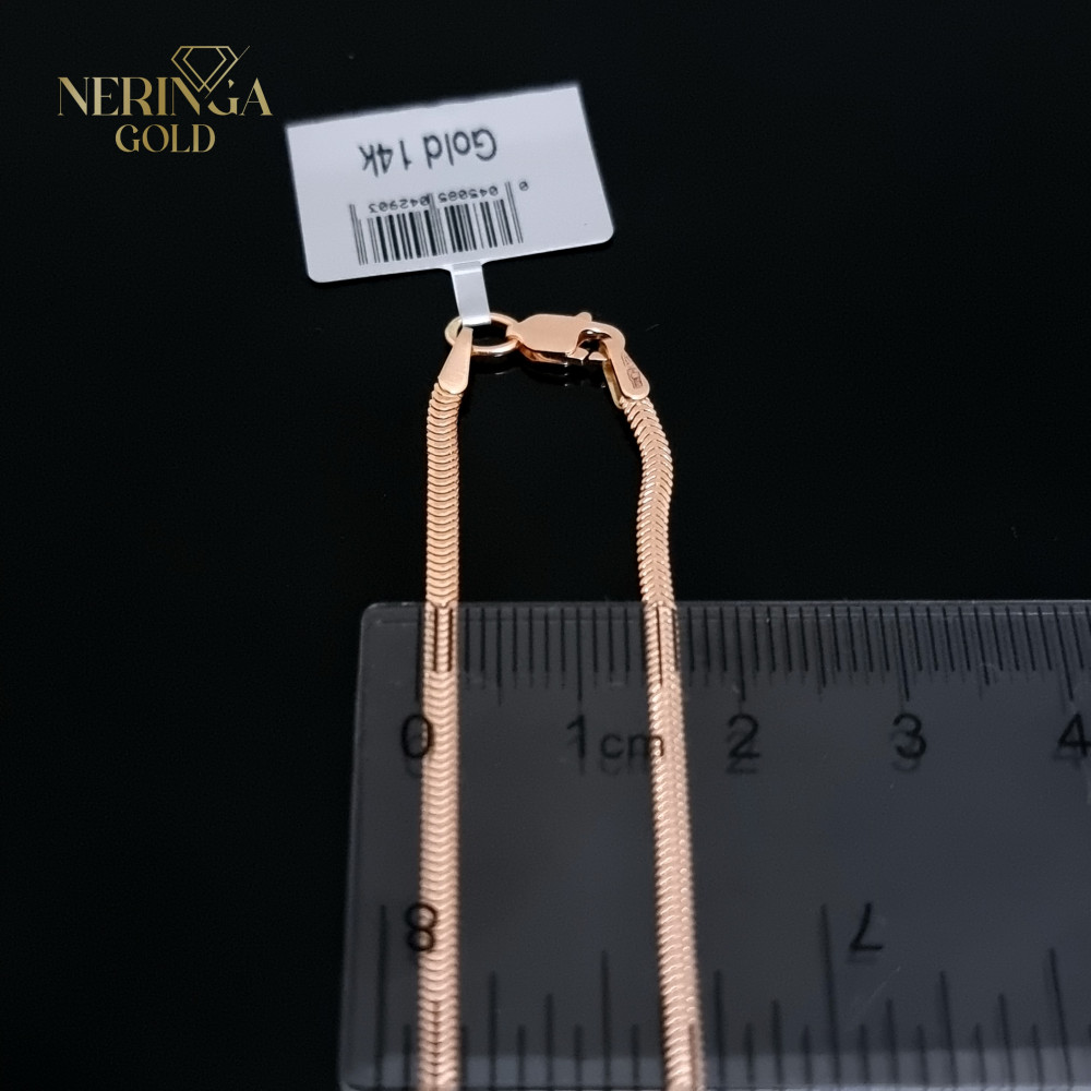 Rose gold chain #62578