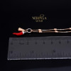 White rose gold necklace set #63270