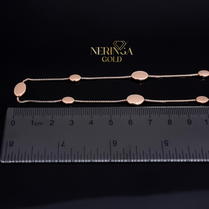 Rose gold necklace set #63266