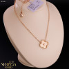 Rose gold necklace set #63262