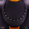 Rose rubber gold rubber necklace #63362