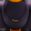 Rose rubber gold rubber necklace #63354