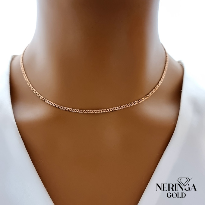 Rose gold chain #63554