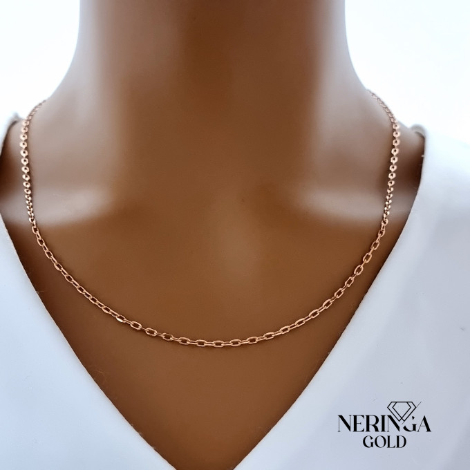 Rose gold chain #63545