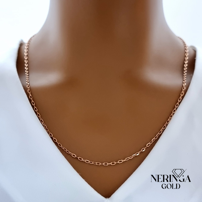 Rose gold chain #63543
