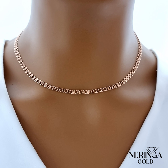 Rose gold chain #63497