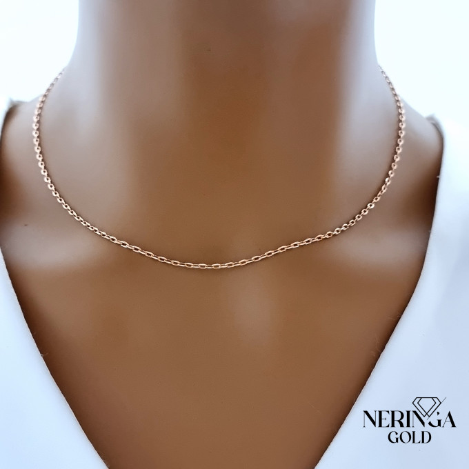 Rose gold chain #63536