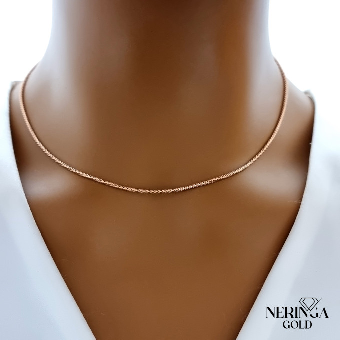 Rose gold chain #63580