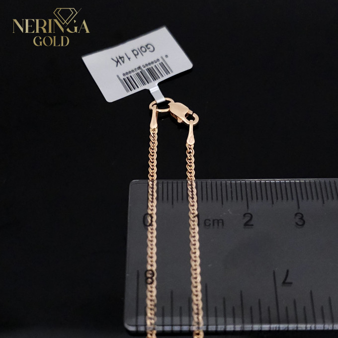 Rose gold full-bodied necklace #63753