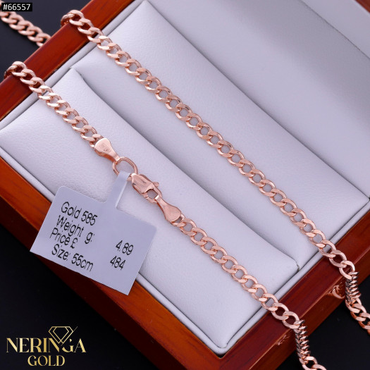 Rose gold chain #66557