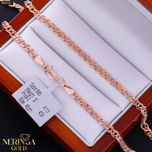Rose gold chain #66567