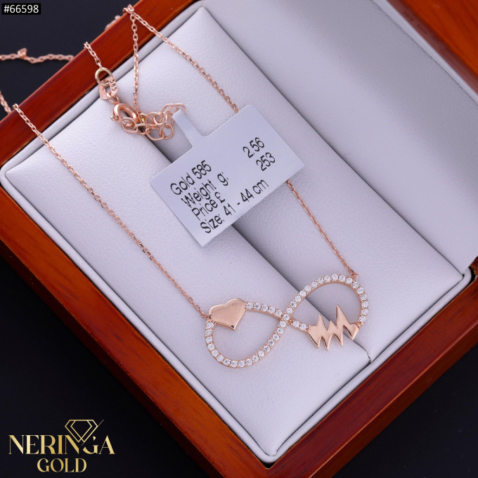 Rose gold necklace set #66598 Rose gold necklace set #66598