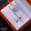 Rose gold necklace set #66599 Rose gold necklace set #66599