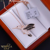 Rose gold necklace set #66611 Rose gold necklace set #66611