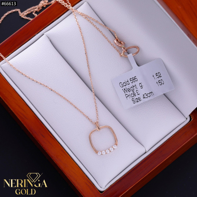 Rose gold necklace set #66613 Rose gold necklace set #66613
