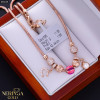 Rose gold necklace set #66648 Rose gold necklace set #66648