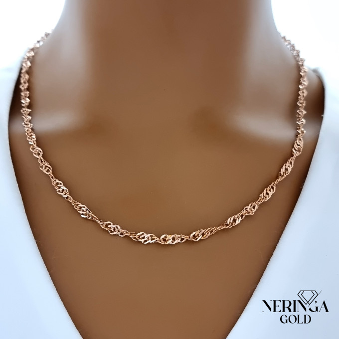 Rose gold chain #66555