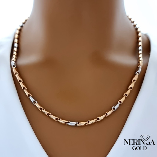 White rose gold chain #66568