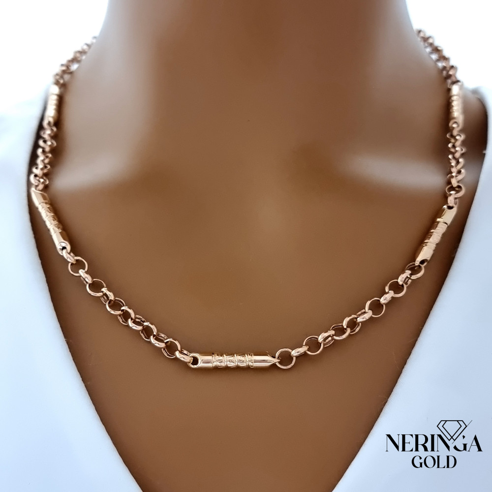 Rose gold chain #66578