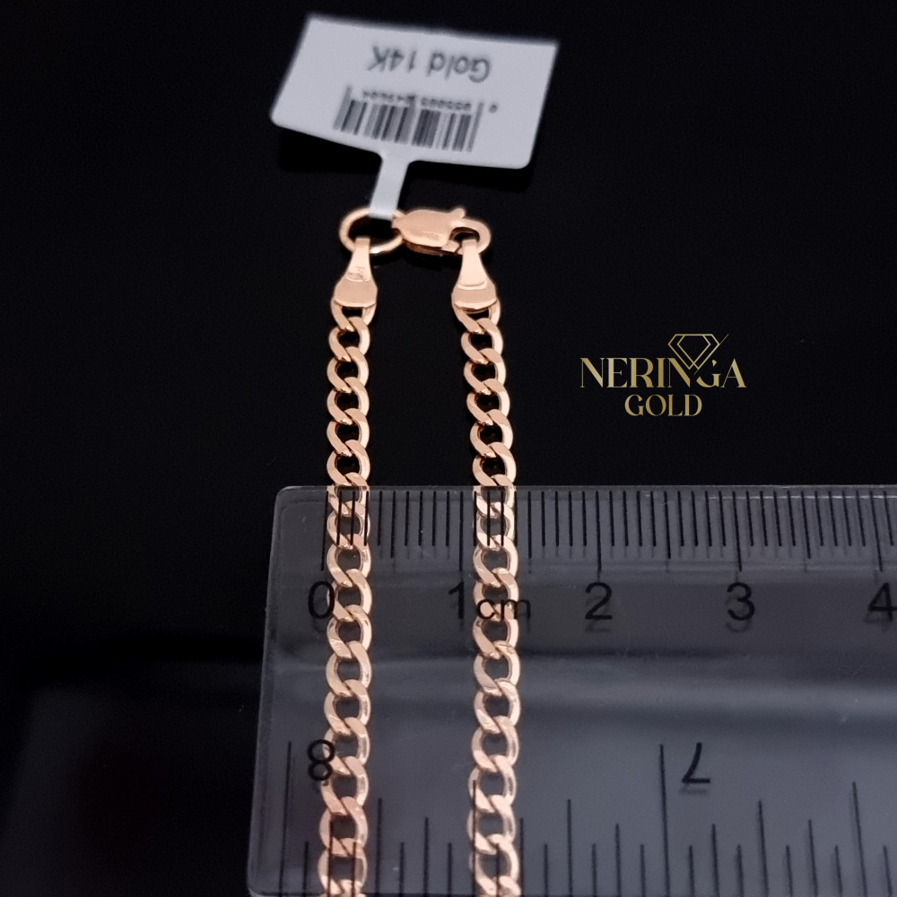 Rose gold chain #66557