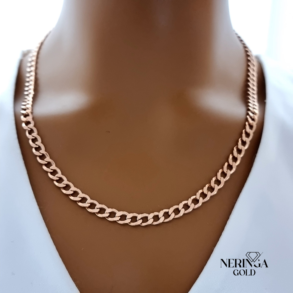 Rose gold chain #66572