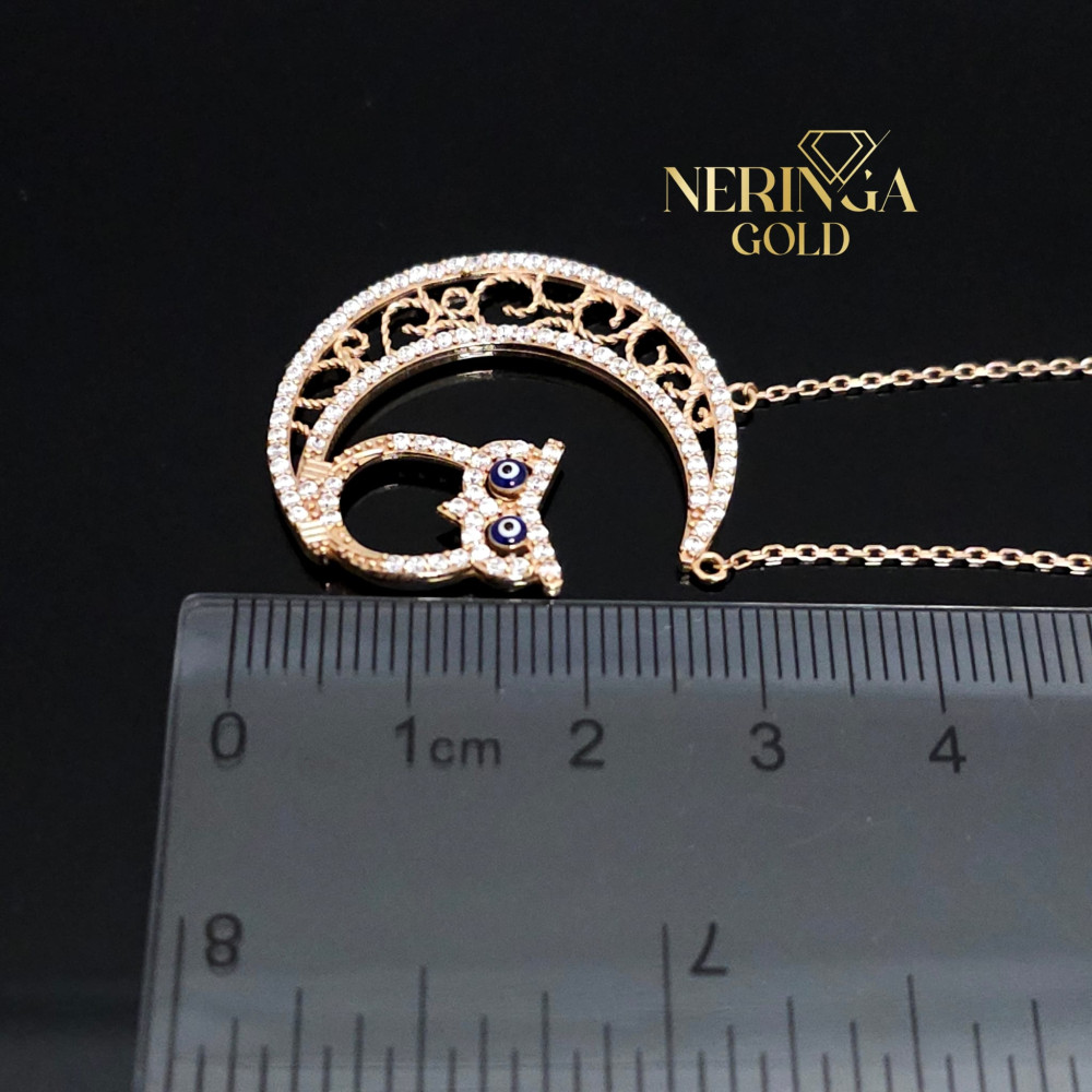 Rose gold necklace set #66607