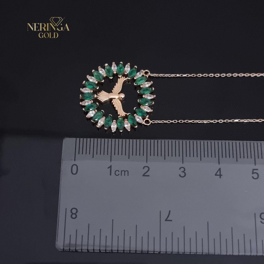 Rose gold necklace set #66630