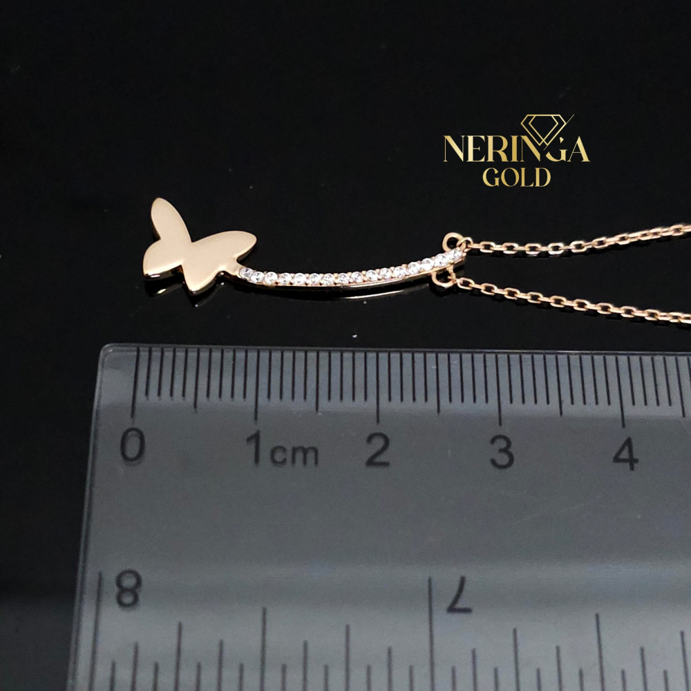 Rose gold necklace set #66638