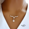 Rose gold necklace set #66631 Rose gold necklace set #66631