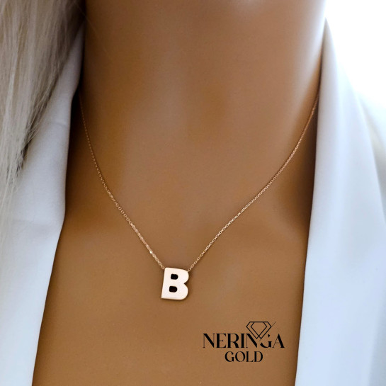 Rose gold necklace set #66639