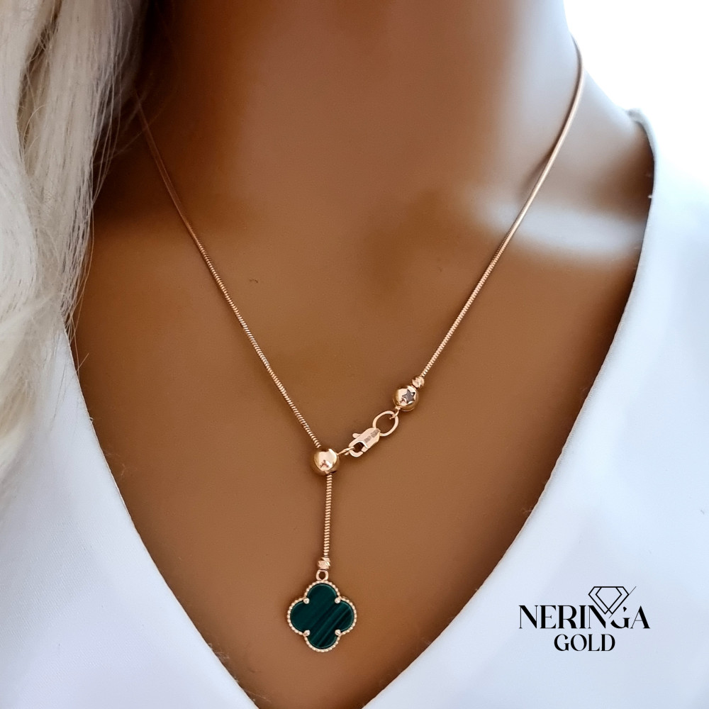 Rose gold necklace set #66584