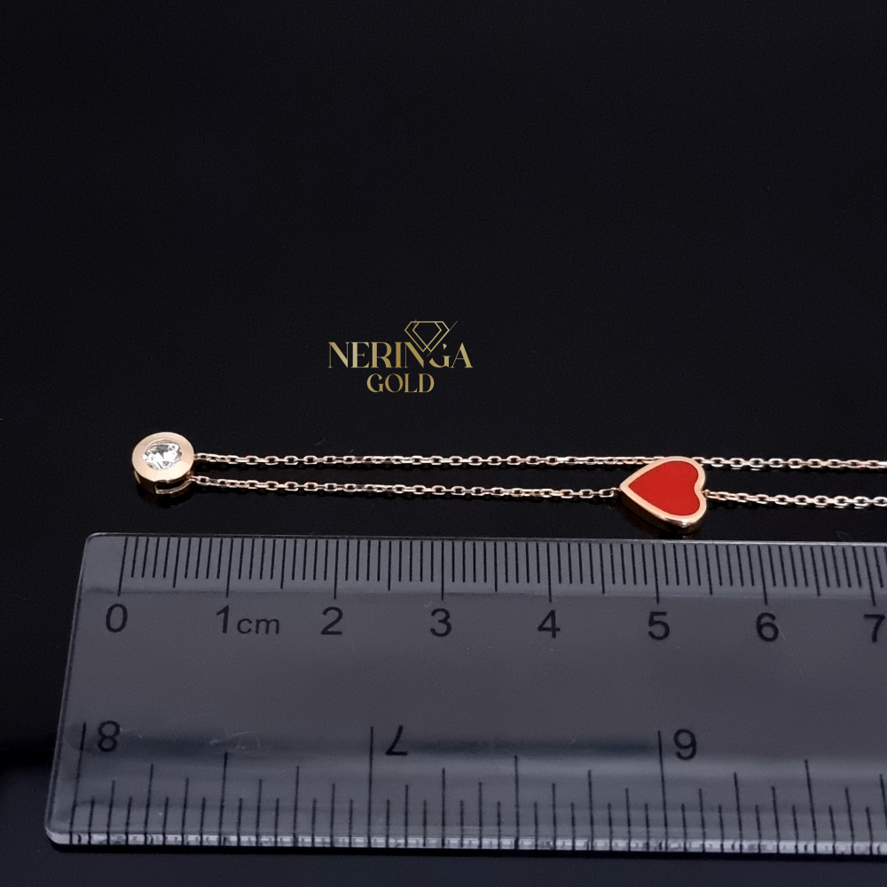 Rose gold necklace set #66592