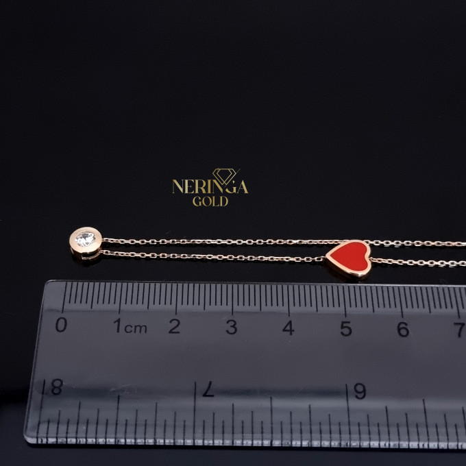 Rose gold necklace set #66593