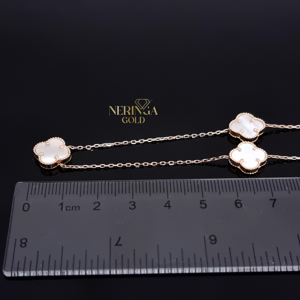 Rose gold necklace set #66646