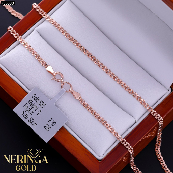 Rose gold chain #66530