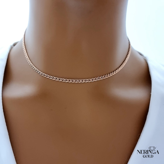 Rose gold chain #66953