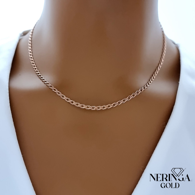 Rose gold chain #66948