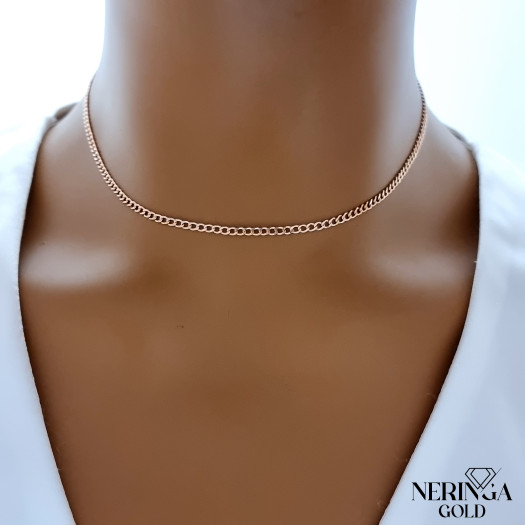 Rose gold chain #67001