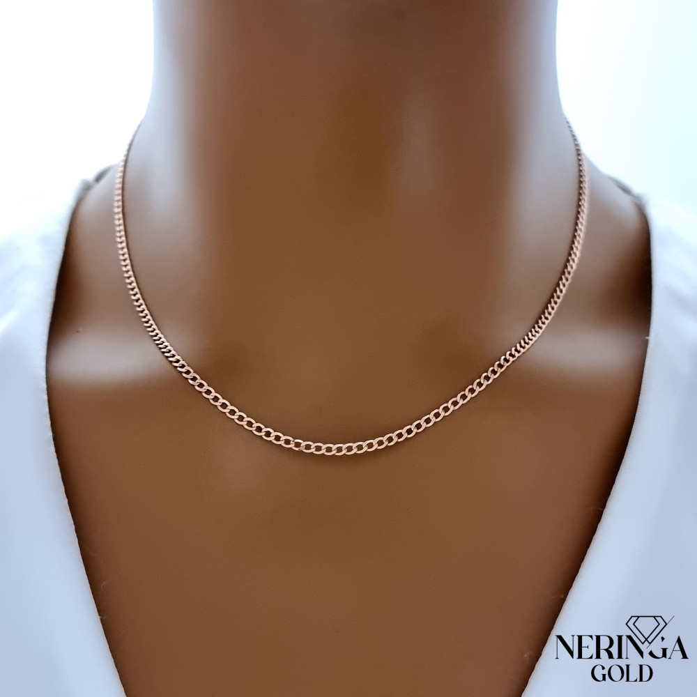 Rose gold chain #67003