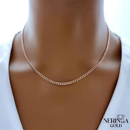 Rose gold chain #67003
