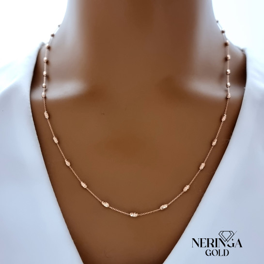 Rose gold chain #66971