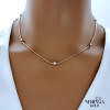 Rose gold necklace set #66982