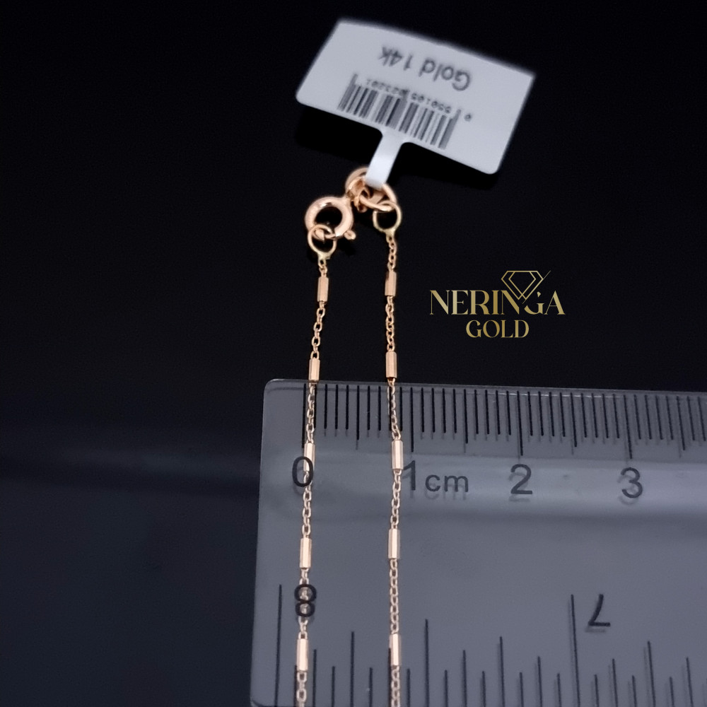 Rose gold full-bodied necklace #66912