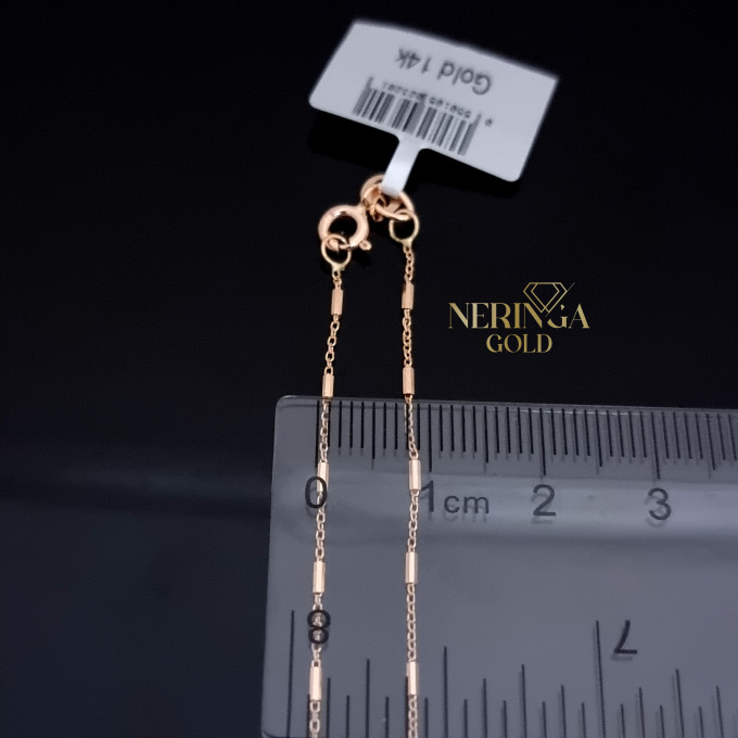 Rose gold full-bodied necklace #66909