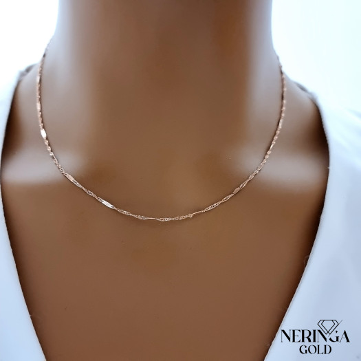 Rose gold full-bodied necklace #66918 Rose gold full-bodied necklace #66918