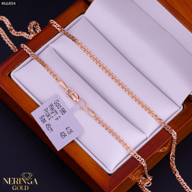 Rose gold full-bodied necklace #66894 Rose gold full-bodied necklace #66894